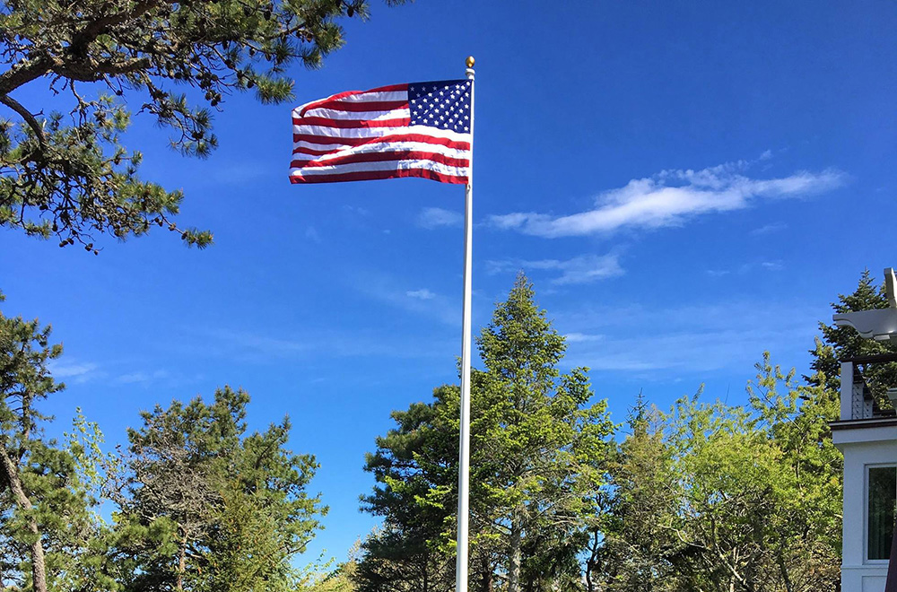 Flagpoles & Flags – Winnipesaukee Marine Construction